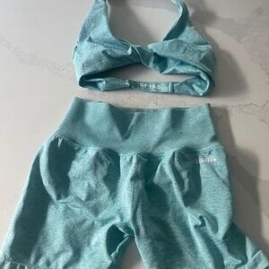 Dfyne Hannah Pearson Halter and Shorts